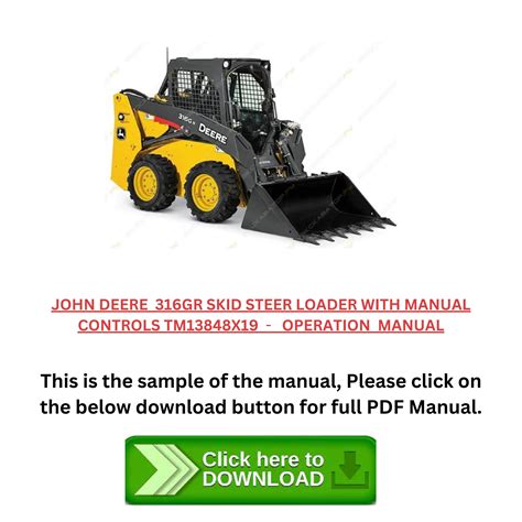 john deere 316gr skid steer manual pdf|john deere 316 operators manual.